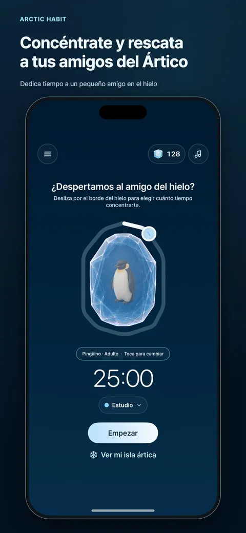 Concéntrate y rescata a tus amigos del Ártico